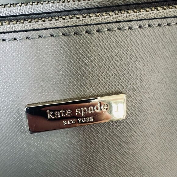 Kate Spade Black Pastel Color Block Leather Tote Shoulder Bag Purse - Picture 7 of 14